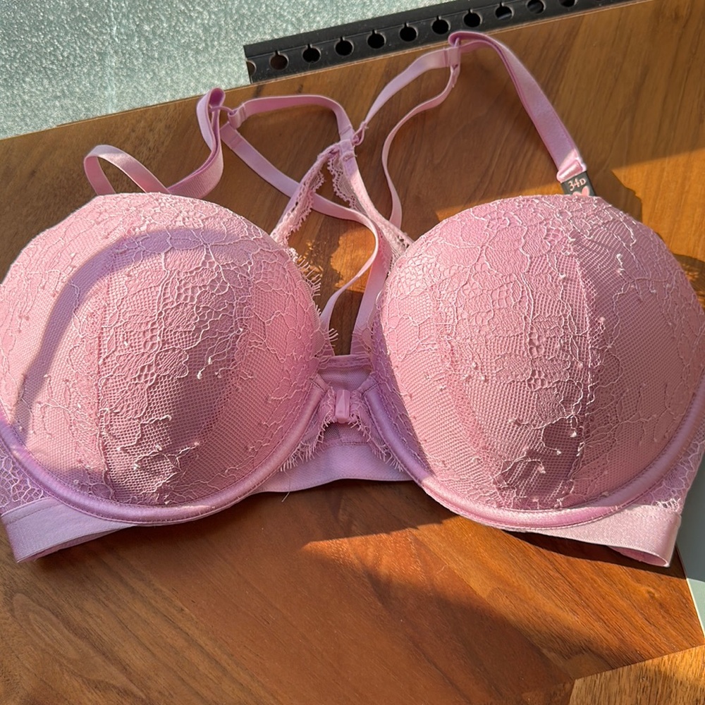 New Victorias Secret push up Bra pink 34D